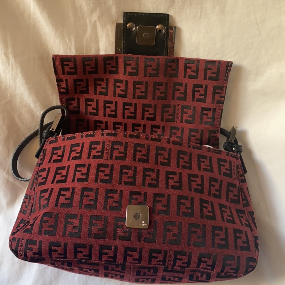 Fendi Zucchino Baguette Mini - Picture 7 of 10